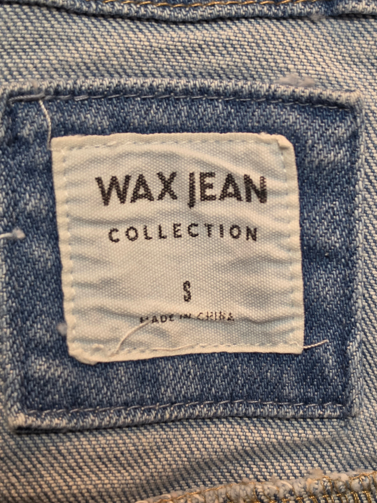Wax Jean Denim Vest - Size S