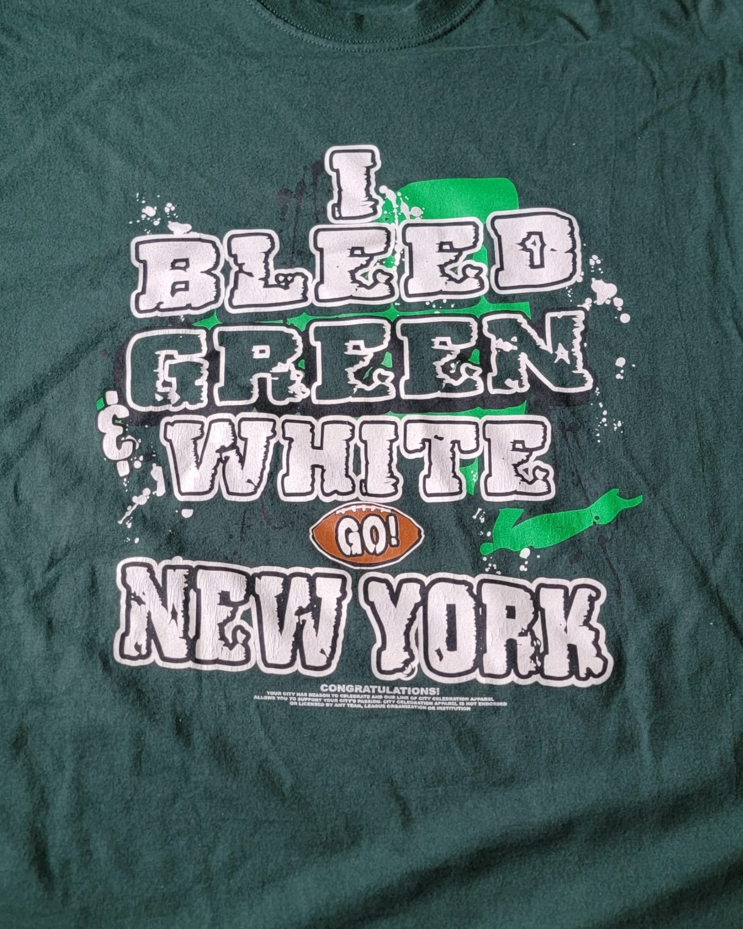 I Bleed Green & White Go New York