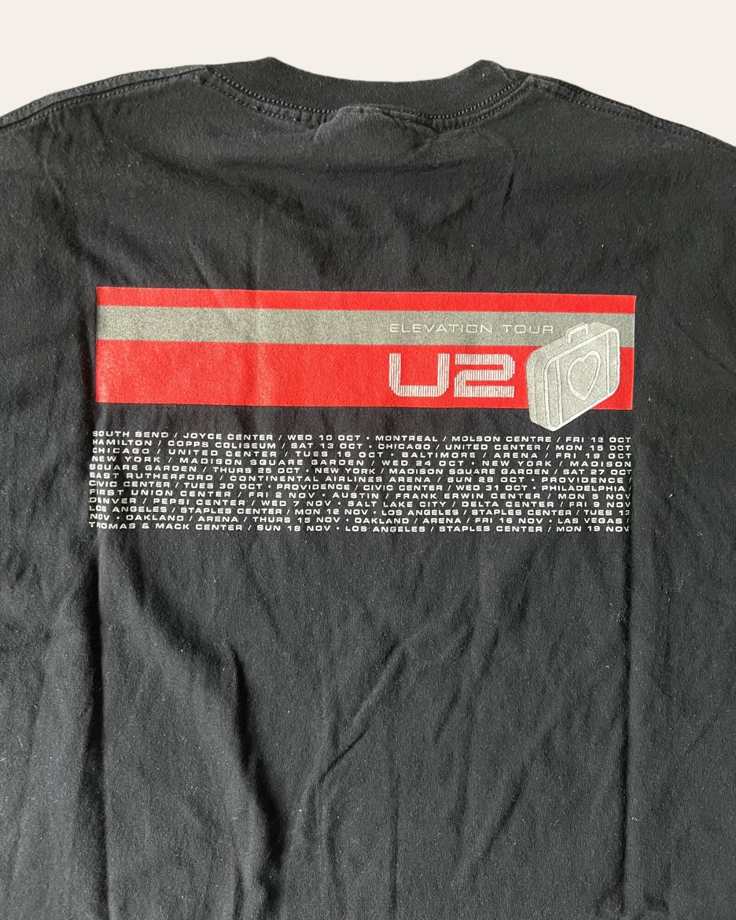 U2 Elevation Tour 2001