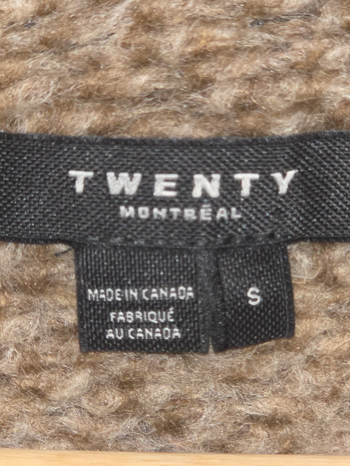 Twenty montreal Knit jacket