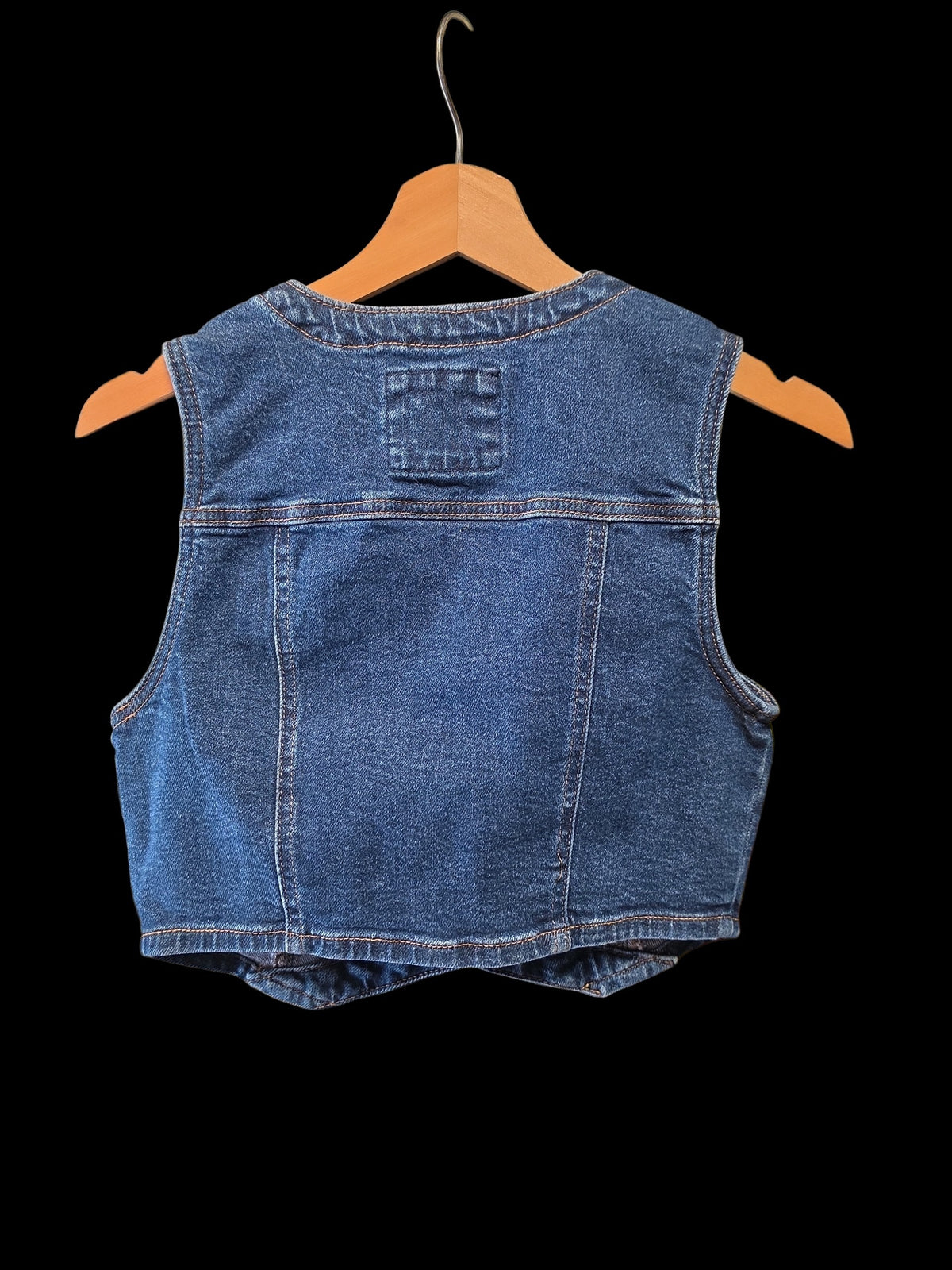 Wax jean vest sz Small NWOT