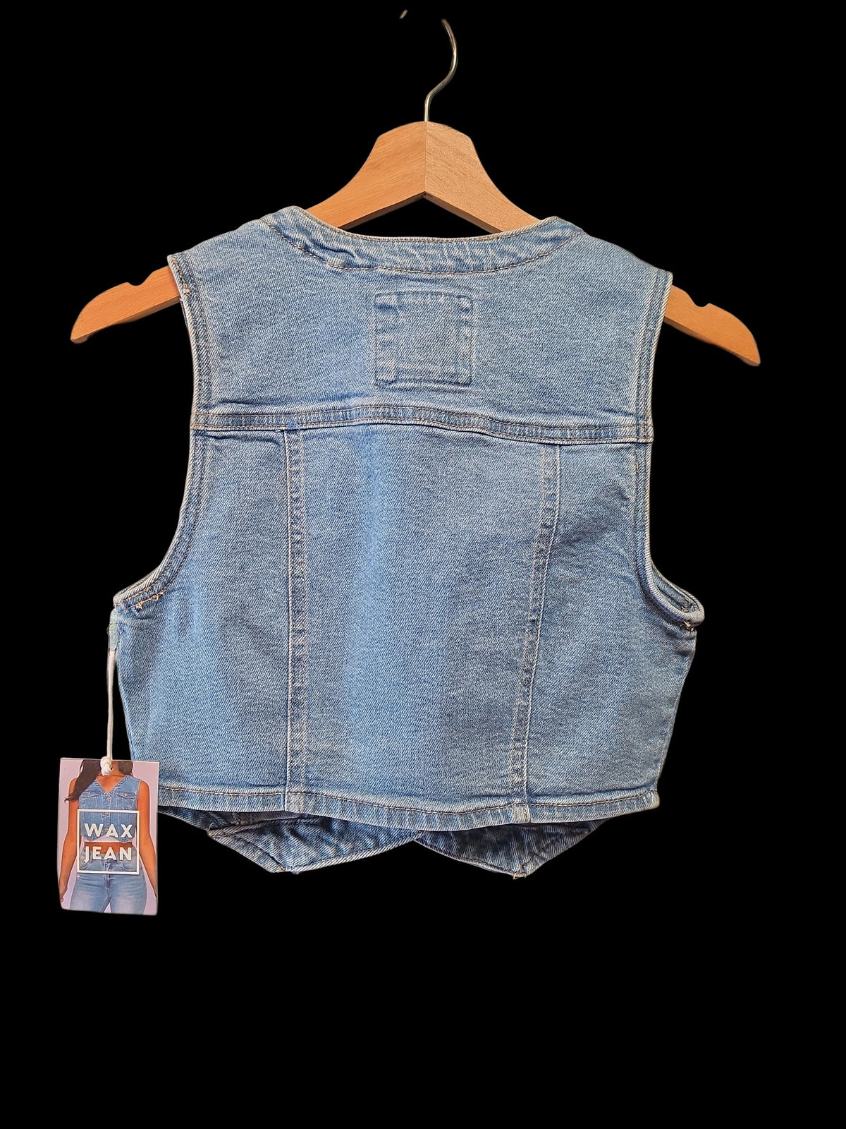 Wax Jean Denim Vest - Size S