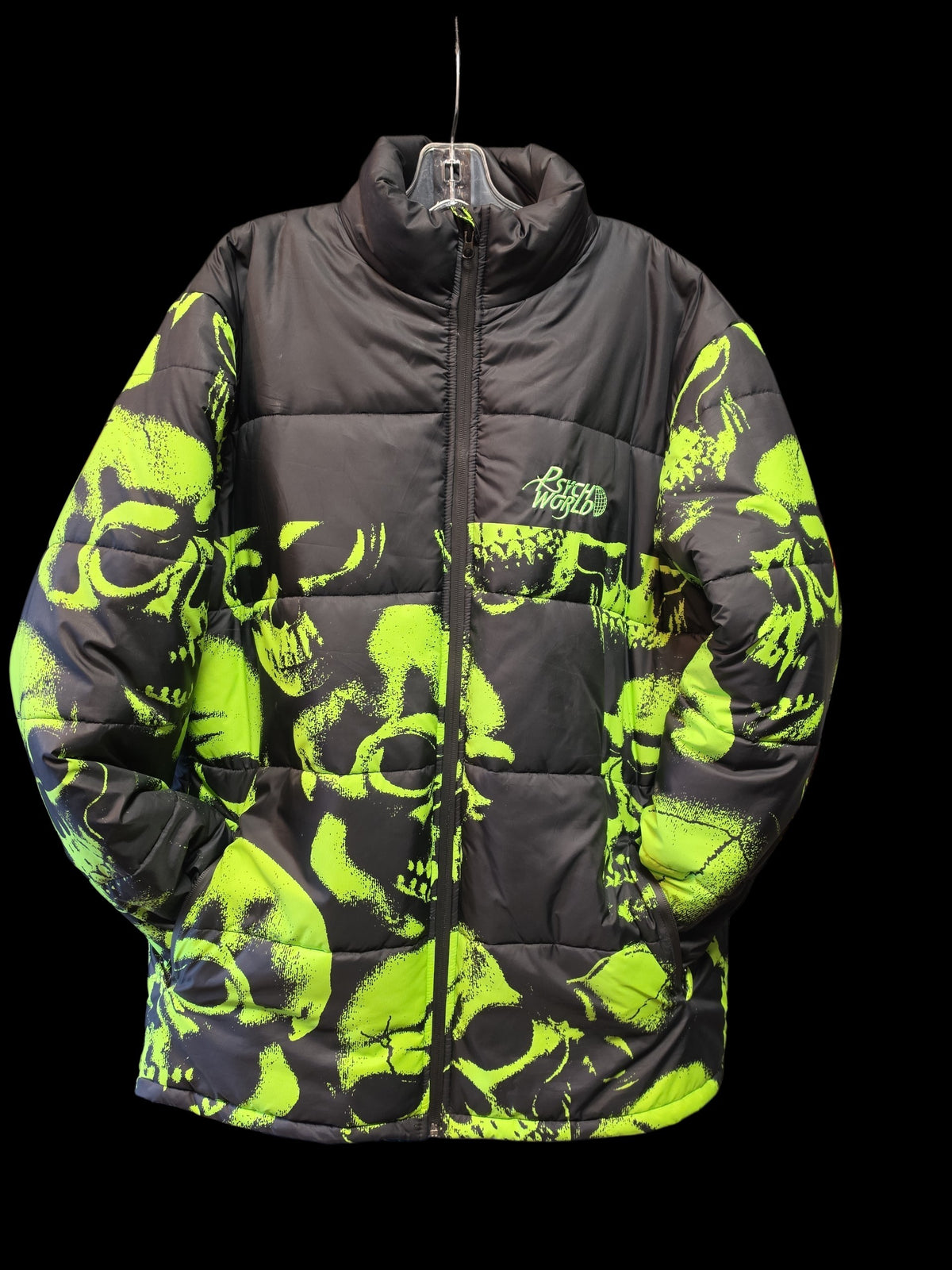 Psychworld black and green sz XL