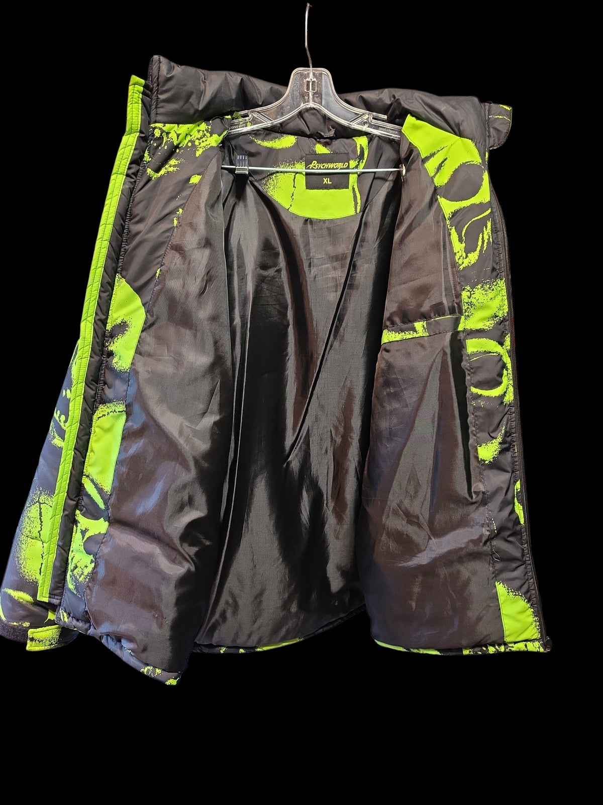 Psychworld black and green sz XL