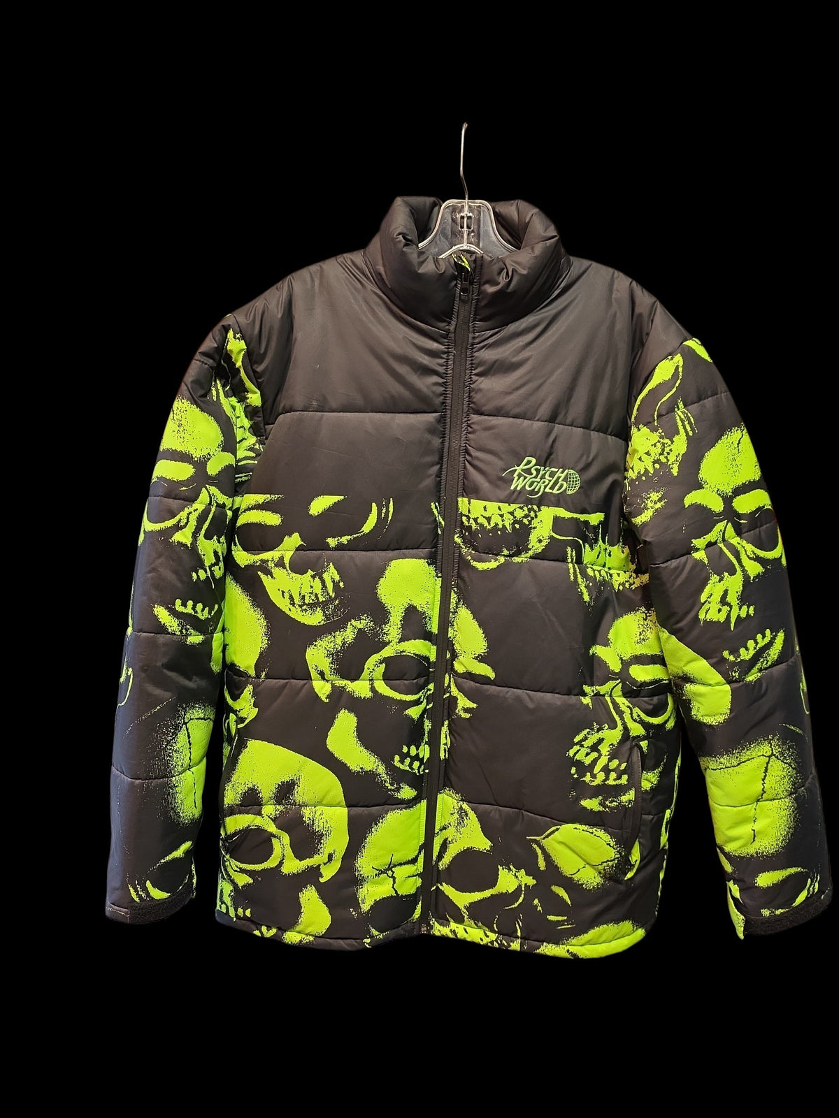 Psychworld black and green sz XL